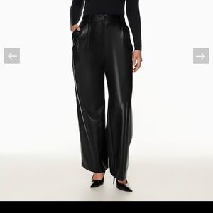 Wilfred Black Leather Garment